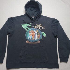 The Wizard Of Oz Hoodie Adult‎ Size XL Black Turner Entertainment Vintage